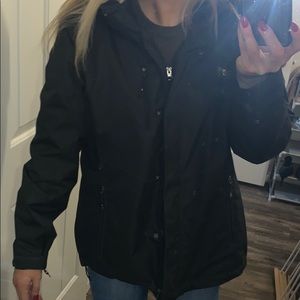 Black womens snowboard jacket
